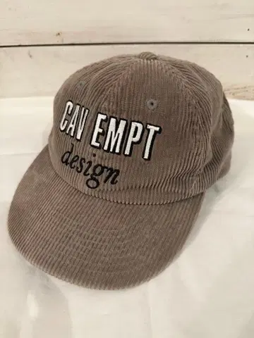 CAV EMPT 코듀로이 캡 그레이