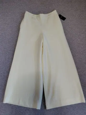 새상품 폴 스튜어트 테크 웨이브 크로스 와이드 팬츠 8 (L) 에크루