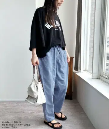 reca 릴랙스 데님 팬츠