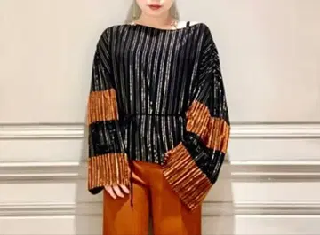 MameKurogouchi 마메 블라우스 풀오버 상의 티셔츠