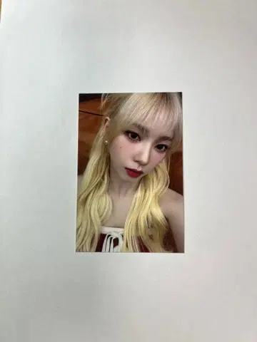 aespa 카리나 트레이딩 카드 myworld