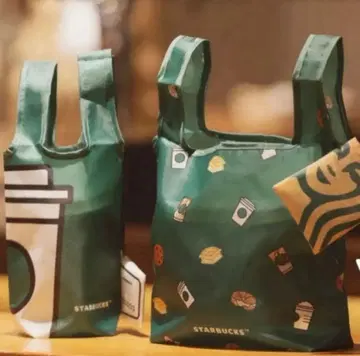 STARBUCKS 에코백 2종 세트 싱가포르 한정판