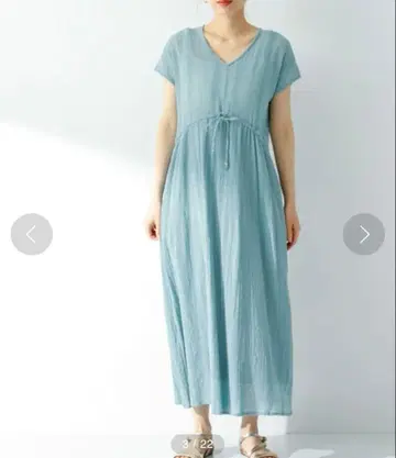 URBAN RESEARCH SonnyLabel 양류 도비 개더 원피스