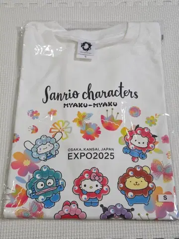 산리오 미야쿠미야쿠 콜라보 EXPO 2025 티셔츠 S 미개봉 새상품