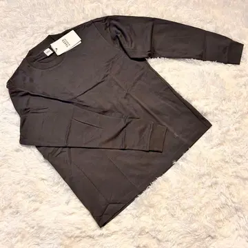 택 포함 새상품 다케오 키쿠치 그레이 긴팔 티셔츠 M 사이즈