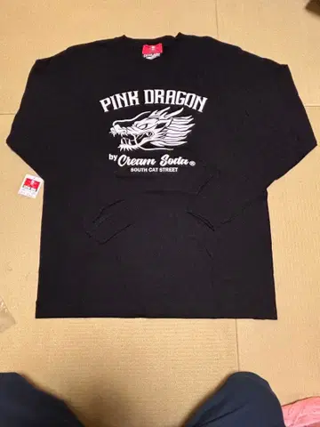CREAMSODA PINK DRAGON 롱 T