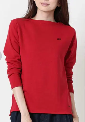 별주 보트넥 맨투맨 8부 슬리브 바스크 셔츠 프릭스스토어