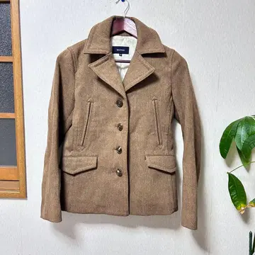 맥피 테일러드 자켓 블레이저 울 38 브라운