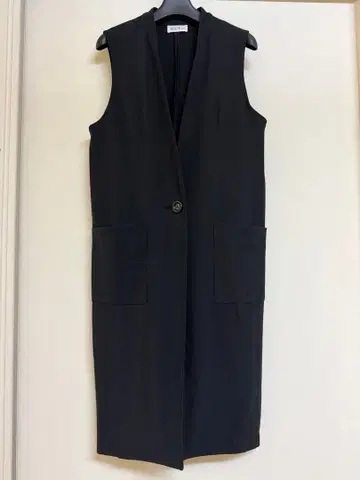 PLST 롱베스트 블랙 M