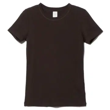 ESTNATION 에스트네이션 골지 T셔츠 브라운