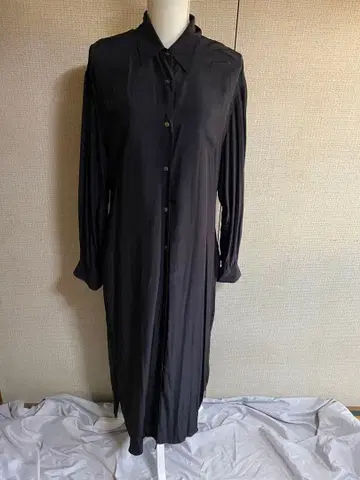 유니클로 셔츠 원피스 허리 끈 리본 포함 새상품