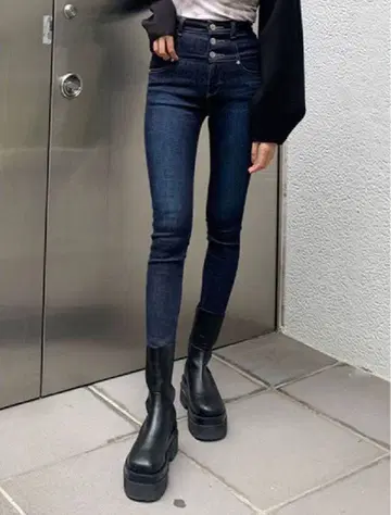 EMODA 에모다 FIX 하이웨스트 데님