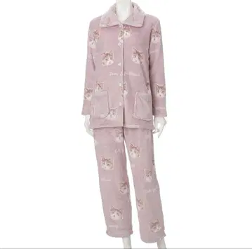 CandyCloset 플란넬 플리스 라가머핀 셔츠 파자마