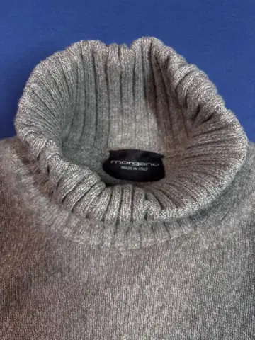 [새상품급] MORGANO 캐시미어 혼방 울 터틀넥 이탈리아제