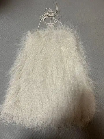 amerge 화이트 보아 퍼 상의