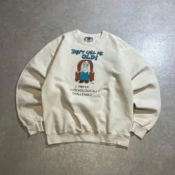 80s90s USA제 Lee 맨투맨 메시지 퍼니 계열 빈티지