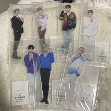 BTS 미사용 SUBTILS VT 컬렉션 아크릴 스탠드 7체 세트