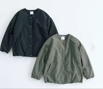 북유럽 생활 잡화점 워셔블 숏 기장 코트 (충전솜) 카키