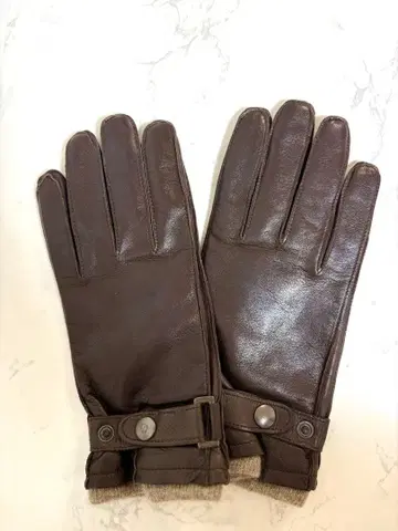 EDIFICE (에디피스) 남성용 본 가죽 장갑