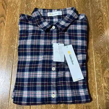 새상품 GoldenBear 골든베어 체크 긴팔 셔츠 LL