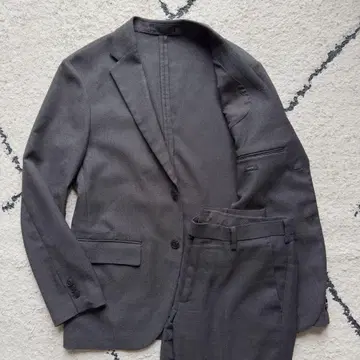 유니클로 감동 자켓 셋업 수트 그레이 S 사이즈