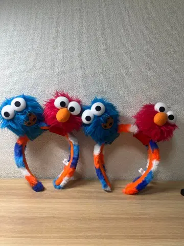 엘모 머리띠 2개 세트