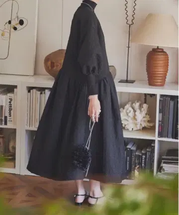 perna 스퀘어 자카드 원피스 L 사이즈 페르나