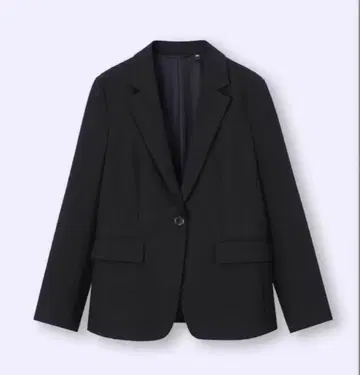 이번 시즌 GU 워셔블 테일러드 자켓 XL 블랙 취업