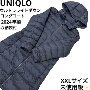 미사용급 유니클로 UNIQLO 울트라 라이트 다운 롱 코트 XXL