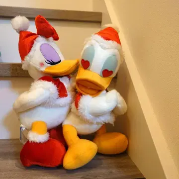 크리스마스 도널드 덕 데이지 덕 봉제 인형 디즈니