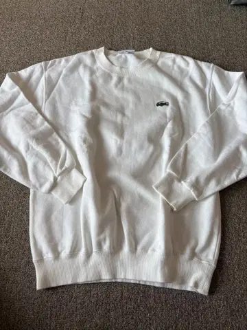 라코스테 Lacoste 화이트 크루넥 트레이닝복 사이즈 3