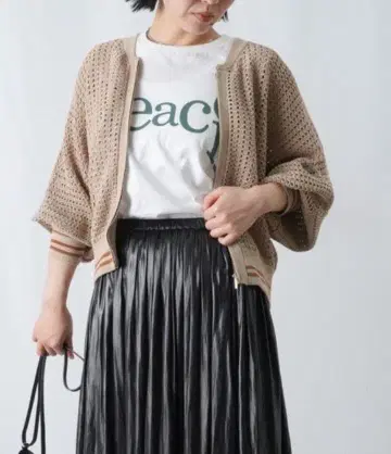 LUCA/LADY LUCK LUCA 메쉬 니트 블루종