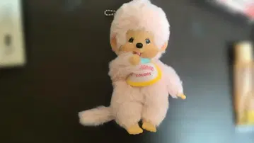 몬치치 컬러즈 키링 핑크