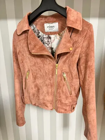 eimy 핑크 스웨이드 라이더스