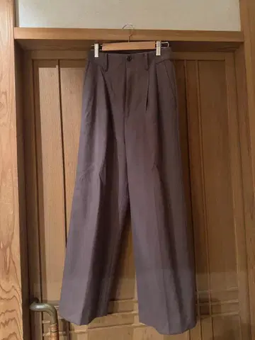 브라운 와이드 팬츠 사이즈 36