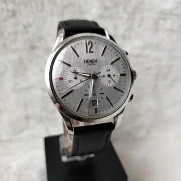 [ 선착순!! ] 헨리 런던 손목시계 39mm 돔 렌즈 크로노그래프