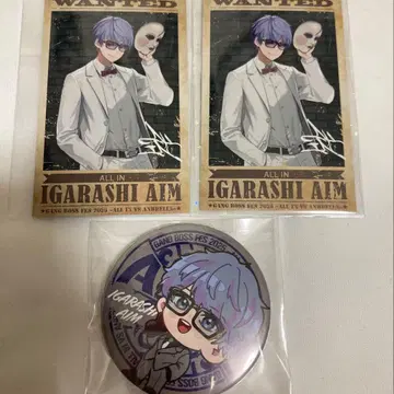 갱스터 보스 페스티벌 ALLIN 이가라시 에이무 폴라로이드 캔뱃지