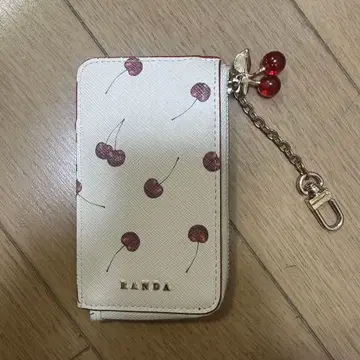 RANDA 프래그먼트 케이스 카드 케이스 체리 아이보리
