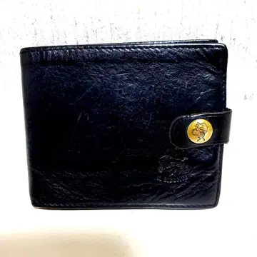 일비종떼 IL BISONTE 컴팩트 접이식 지갑 블랙