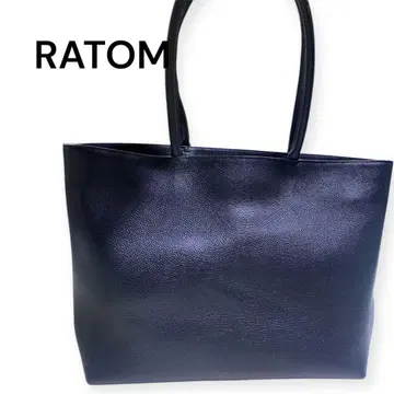 최상위 모델 RATOM 토트백 천연 가죽 새상품급 블랙