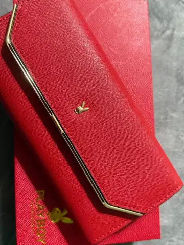 Playboy 레드 장지갑