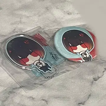 대죄 히데 아크릴 스탠드 애니메이트 특전 캔뱃지