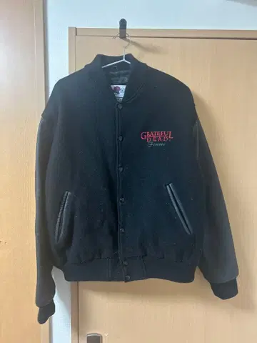 Grateful Dead 바시티 자켓 블랙
