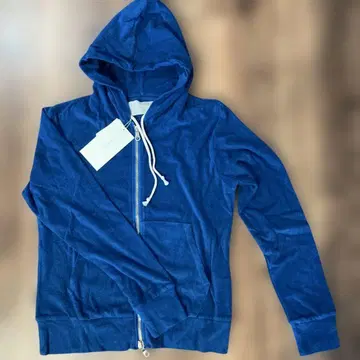 yohaku 새상품 벨로아 후드티 블루