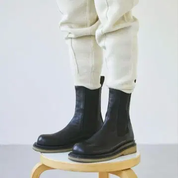 todayful 가죽 미들 부츠 24.5cm