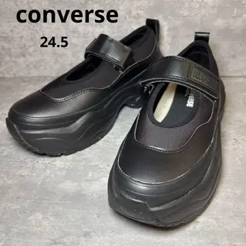 [ 새상품 ] 컨버스 통굽 올스타 멜리 제인 서지 트레이닝복 블랙