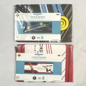 제일복권 SAO 소드 아트 온라인 타월 2세트