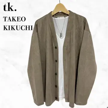 tk.TAKEO KIKUCHI 가디건 상의 베이지 계열