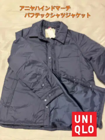 UNIQLO 안야 힌드마치 퍼프 테크 셔츠 자켓