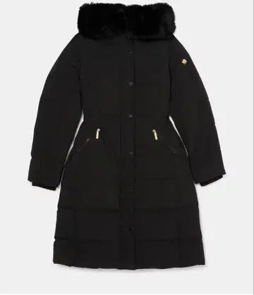 케이트 스페이드 다운 코트 롱 후드티 인조 모피